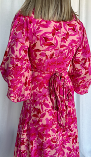 Mya Dress - Pink Bloom