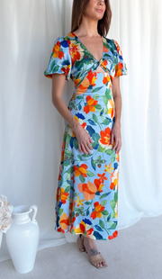 Nicole Dress - Marigold Floral