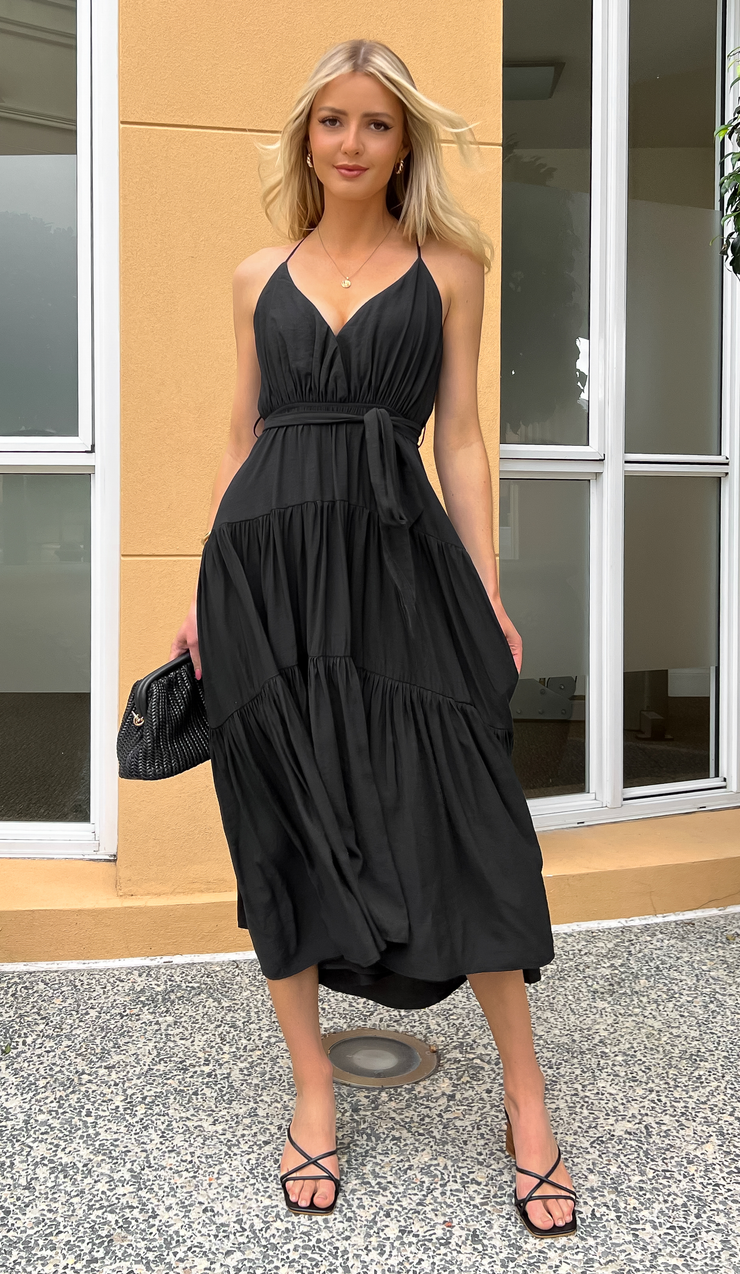 Bella Maxi Dress - Black