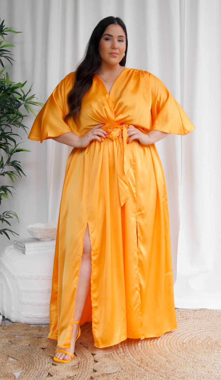 Halle Maxi Dress - Mandarin