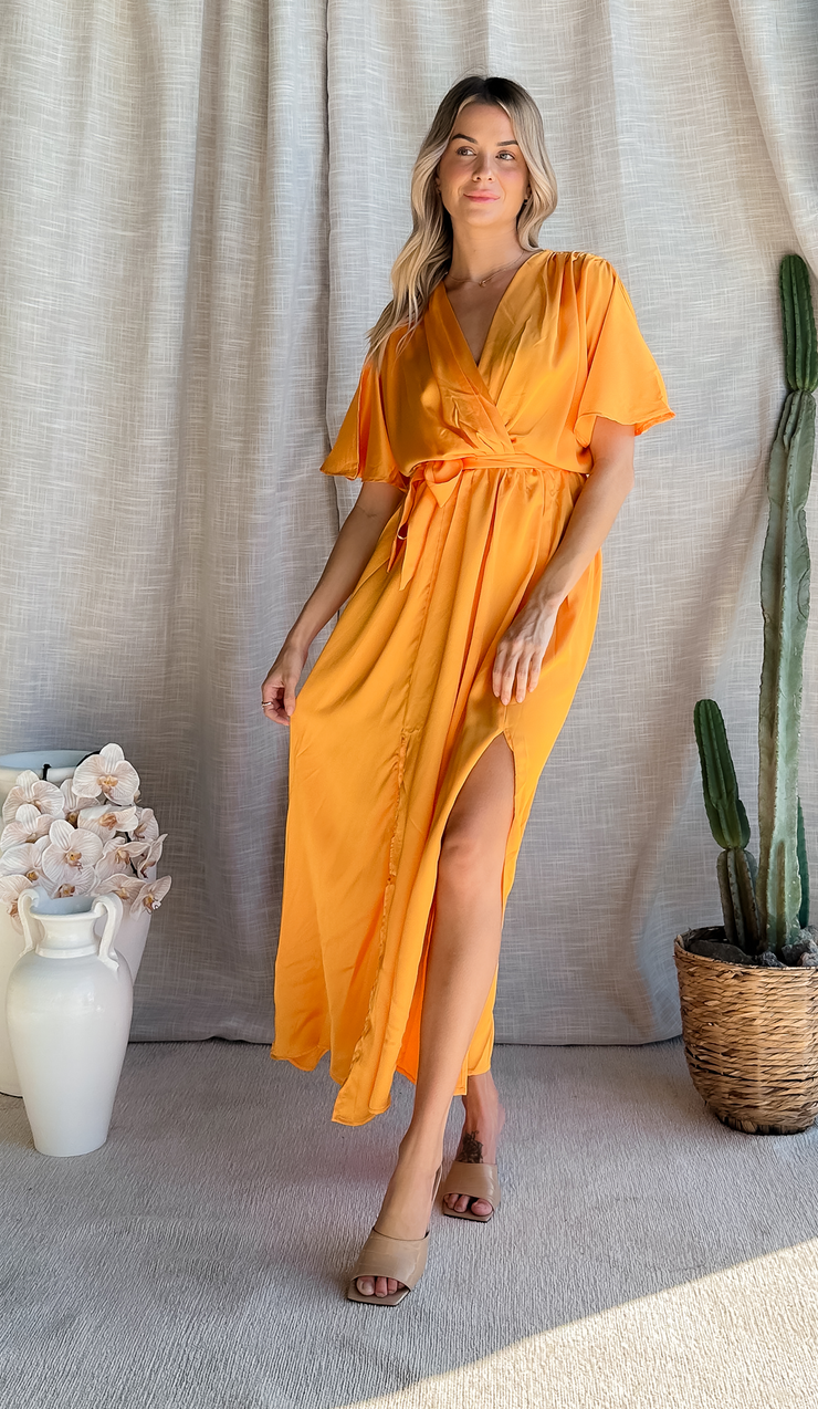 Halle Maxi Dress - Mandarin